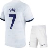 Tottenham Hotspur Son 7 Voetbaltenue Thuis 2023-24 - Kind